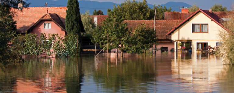 Restoration of external surfaces after floods