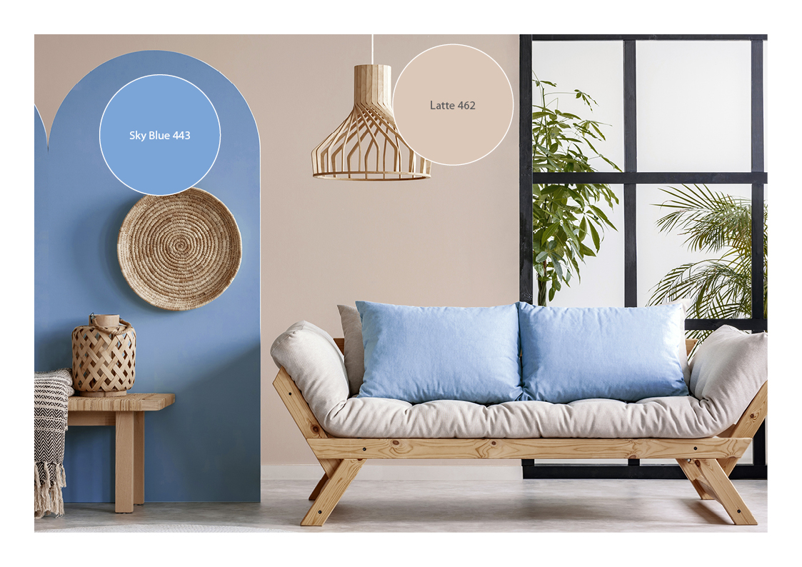 jupol trend sky blue in latte
